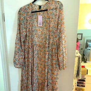 Womens long cover up